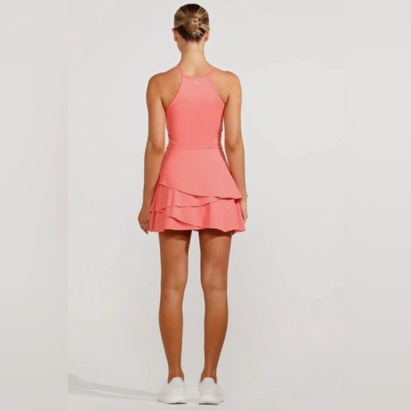 Eleven by Venus Williams Arctic Blue Cosmos Tennis Dress Spaghetti Strap L  NWT - Picture 3 of 8